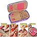 JAVOedge Double Sided Makeup Cosmetic Bag and Jewelry Travel Multi-Function Organizer (Dark Purple)