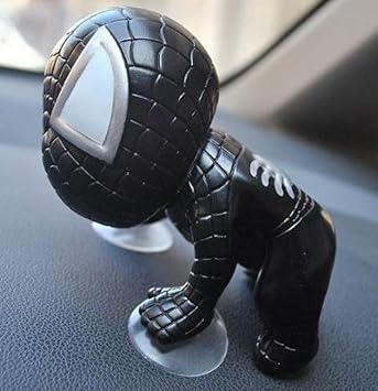 Amazon Earth Lead 選べる4色 スパイダーマン フィギュア 吸盤付き 単品 4色セット 車や部屋の好きなところに 赤 青 黒 白 スパイダーマン 黒 フィギュア ドール 通販