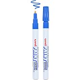Uni-Ball Uni Paint PX-21 Oil-Based Paint Markers, Fine Line (1.2mm), Light Blue, 2 Count
