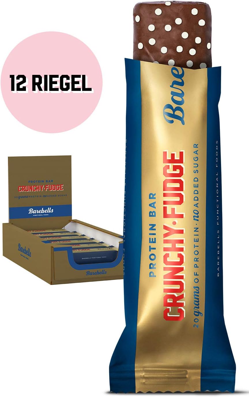 Barebells Proteinriegel 55g x 12 (Crunchy Fudge) Amazon.de Drogerie