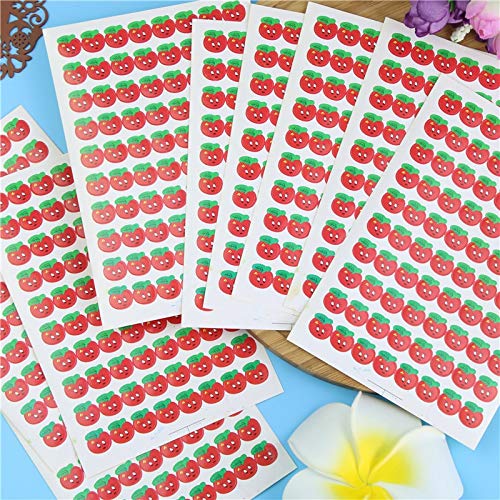 5 Pcs/Pack Cartoon Stars Fruits Reward Adhesive Stickers Memo Pad Children Toys Scrapbook Gift - Thumbnail 3