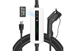 BESENERGY 15A EV Charger Level 1 J1772 EVSE 20ft Home 110V-120V NEMA 5-15 Plug IP65 Portable Charge Station Compatible with A