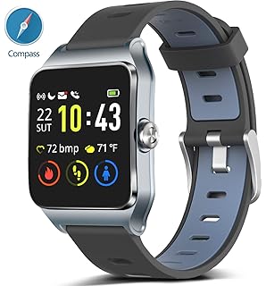 Amazon.com: FITVII GPS Smartwatch with 17 Sports Mode ...