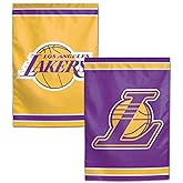 NBA Los Angeles LA Lakers Garden Flag 12.5x18 inches, 2 Sided Graphics
