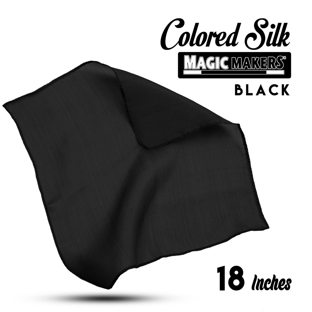 Magic Makers 18 Inch Black Color Silk - Professional Grade