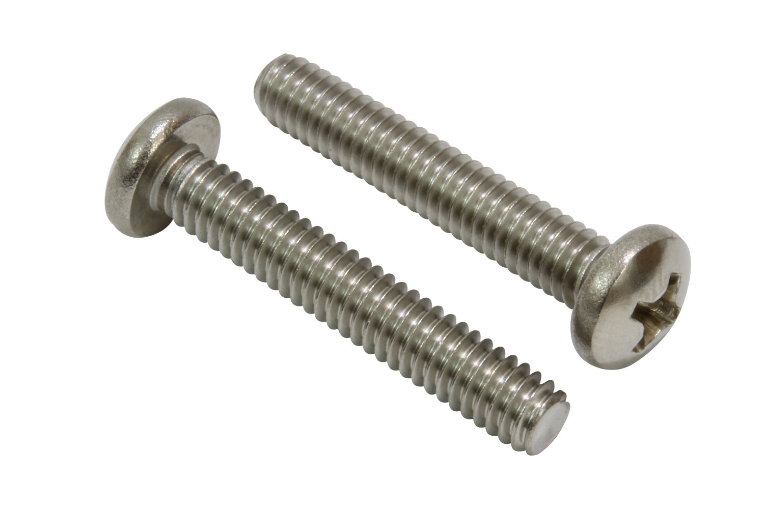 Photo 1 of #8-32 X 1 Stainless Pan Head Phillips Machine Screw (100 pc) 18-8 (304) Stainless Steel Screws by Bolt Dropper, Screws
