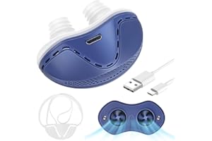 ROOHO Anti Snoring Device, Adjustable Wind Speed Snoring Solution, Electric Anti Snoring Devices Nasal Dilator Nose Vents Plugs,Stop Snoring Suitable for Men and Women