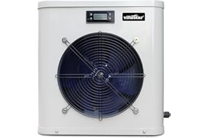 villastar Pool Heater for Above Ground & Inground Pool, SPA, 16,000 BTU Electric Heat Pump for 5,000 Gallons Swimming Pools, Heating and Cooling Pool Heat Pump120V 60Hz YC-005-13