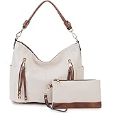 Chase Chic Hobo Bag for Women, PU Ladies Purse Handbags Trendy Crossbody Shoulder Bucket Bag for Work,Travel