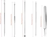 ds. distinctive style 5 Pc Blackhead Remover Tools Set Stainless Steel Pimple view 2