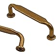 Asidrama 10 Pack 3 Inch(76mm) Antique Brass Kitchen Cabinet Handles, Cabinet Pulls Kitchen Cabinet Hardware for Cupboard Drawer Pulls