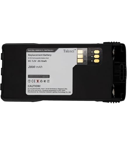 NNTN7335: 7.4v 2600mAh Li-ION Battery For Motorola NNTN9858 NTN9815 - Foto 6