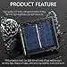 Outdoor Solar LED String Lights - Dolucky 200 LED 72 feet 8 Mode Waterproof Garden Decoration Solar Fairy Lights for Patio Lawn Landscape Wedding (Blue)