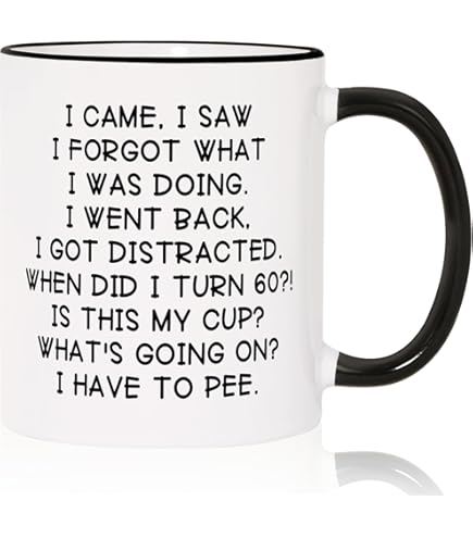 Amazon.com: BeeTeeStore 75th Birthday Coffee Mug - Caution 75 Years Old  Funny Design - 15oz Ceramic Tea Cup for Men and Women Born in 1943 - Great  for Christmas and Anniversaries : Home & Kitchen