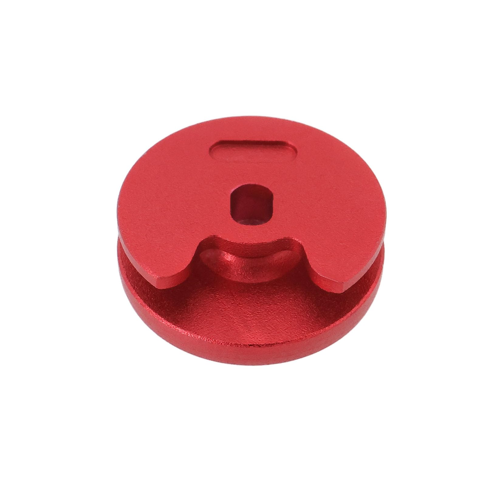 YINETTECH 1pc Joystick Cap Metal Buttons Replacement Thumb Pad Cap Analog Compatible with Nintendo New 3DS 2DS XL LL Red Metal Thumbstick Grip