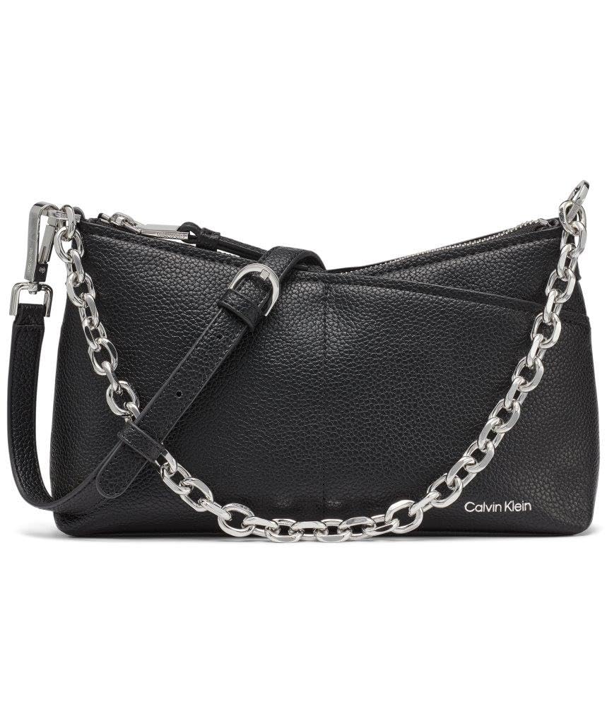 Calvin Klein Zoe Top Zip Chain Crossbody