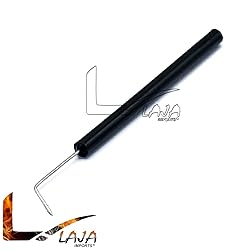 Pack of 12 Teasing Needle Bent with Plastic Handle