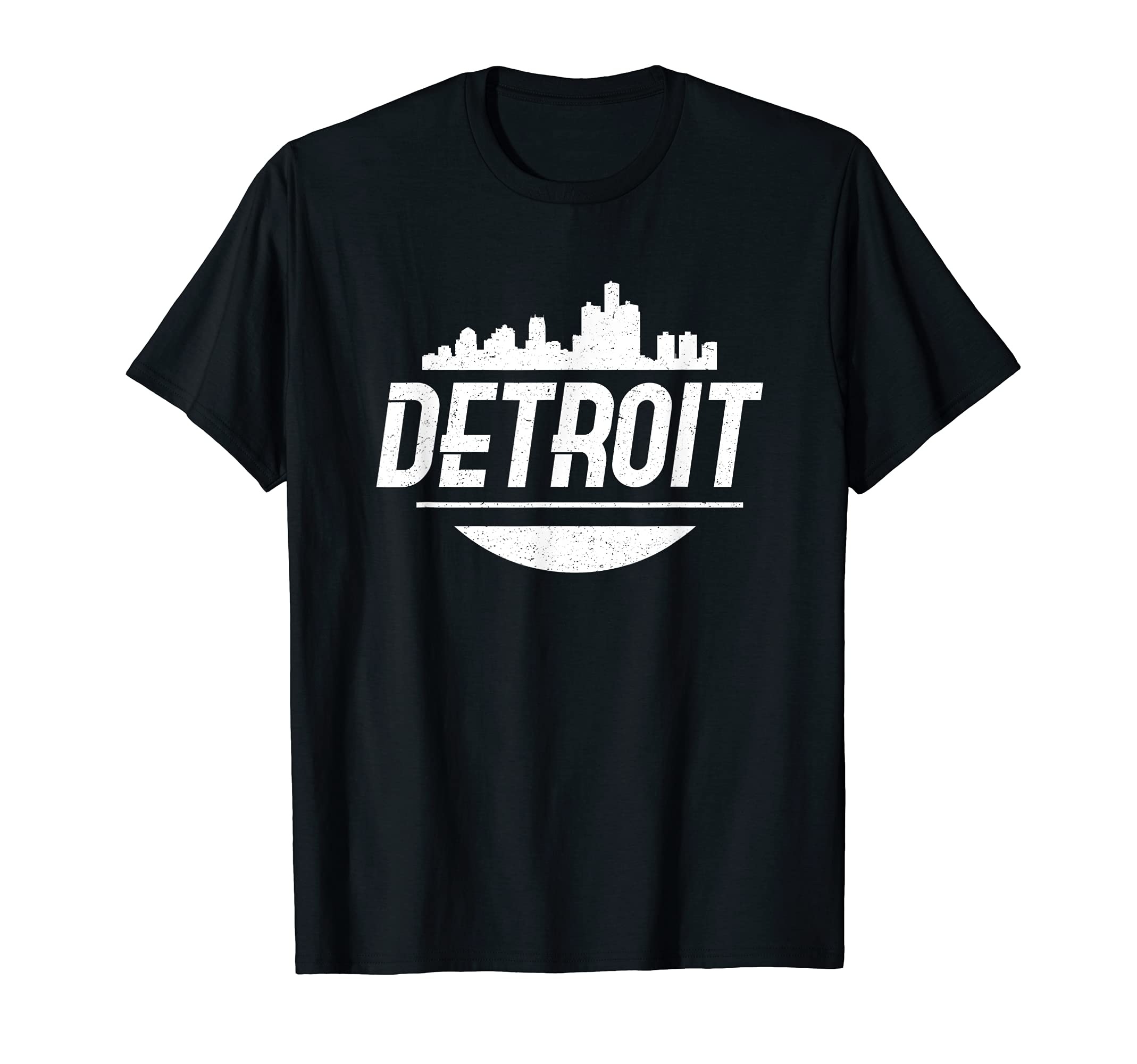 Detroit City Skyline Urban Streetwear Michigan Gift T-Shirt