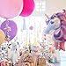 LUCK COLLECTION Unicorn Balloons Birthday Party Supplies for Birthday Decorations, Baby Shower Decorations