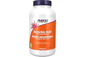 NOW Supplements, Vitamin C Crystals (Ascorbic Acid), Antioxidant Protection, 454g