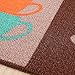 Carvapet 2 Piece Non-Slip Kitchen Mat Rubber Backing Doormat Runner Rug Set, Colorful Cups (19