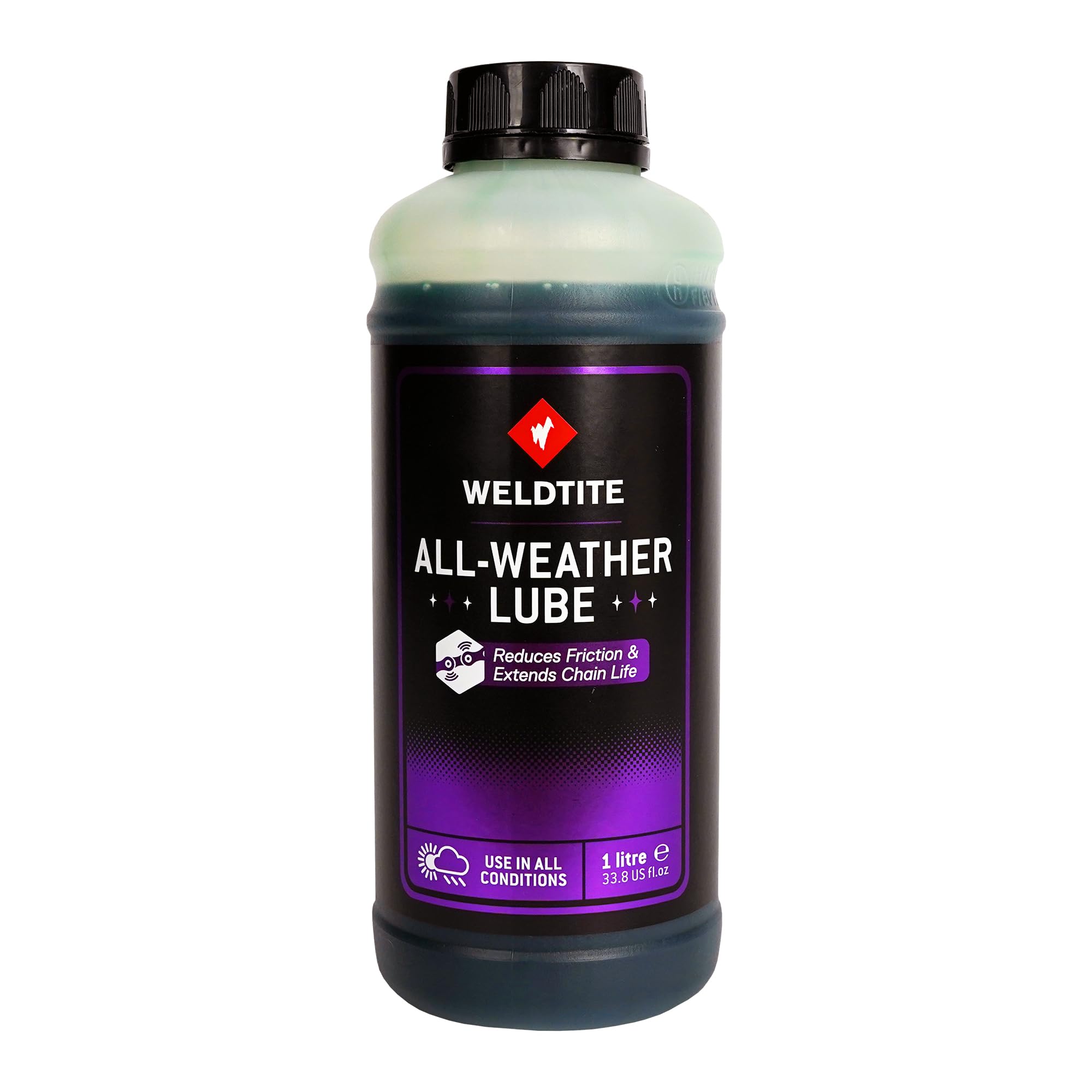 WELDTITE All-Weather Lube With Surface Protector for Bikes - Long-Lasting Protection, 1 Litre — image 1