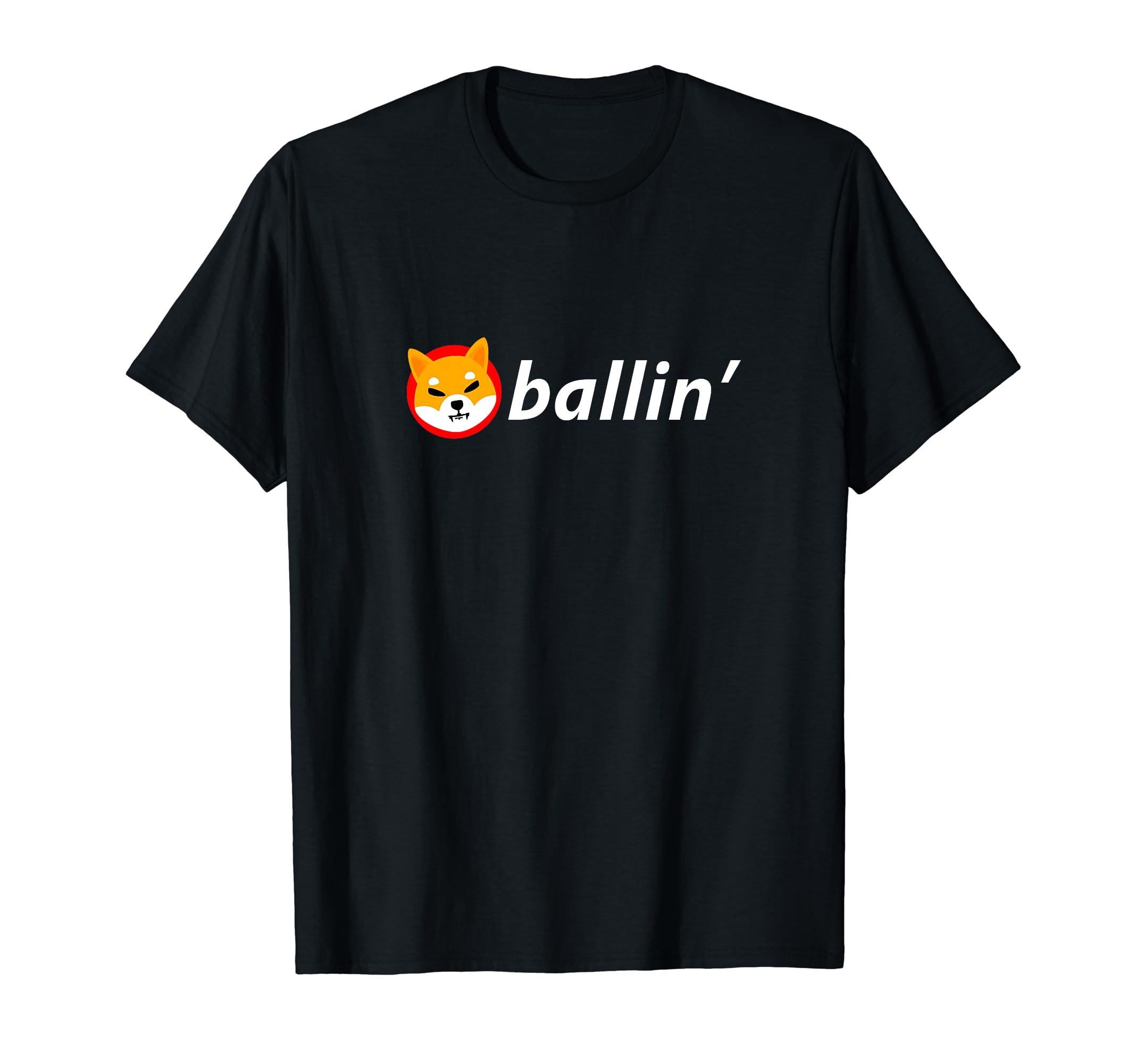 Shiba Coin Ballin' Funny Shiba Inu Blockchain HODL Crypto T-Shirt