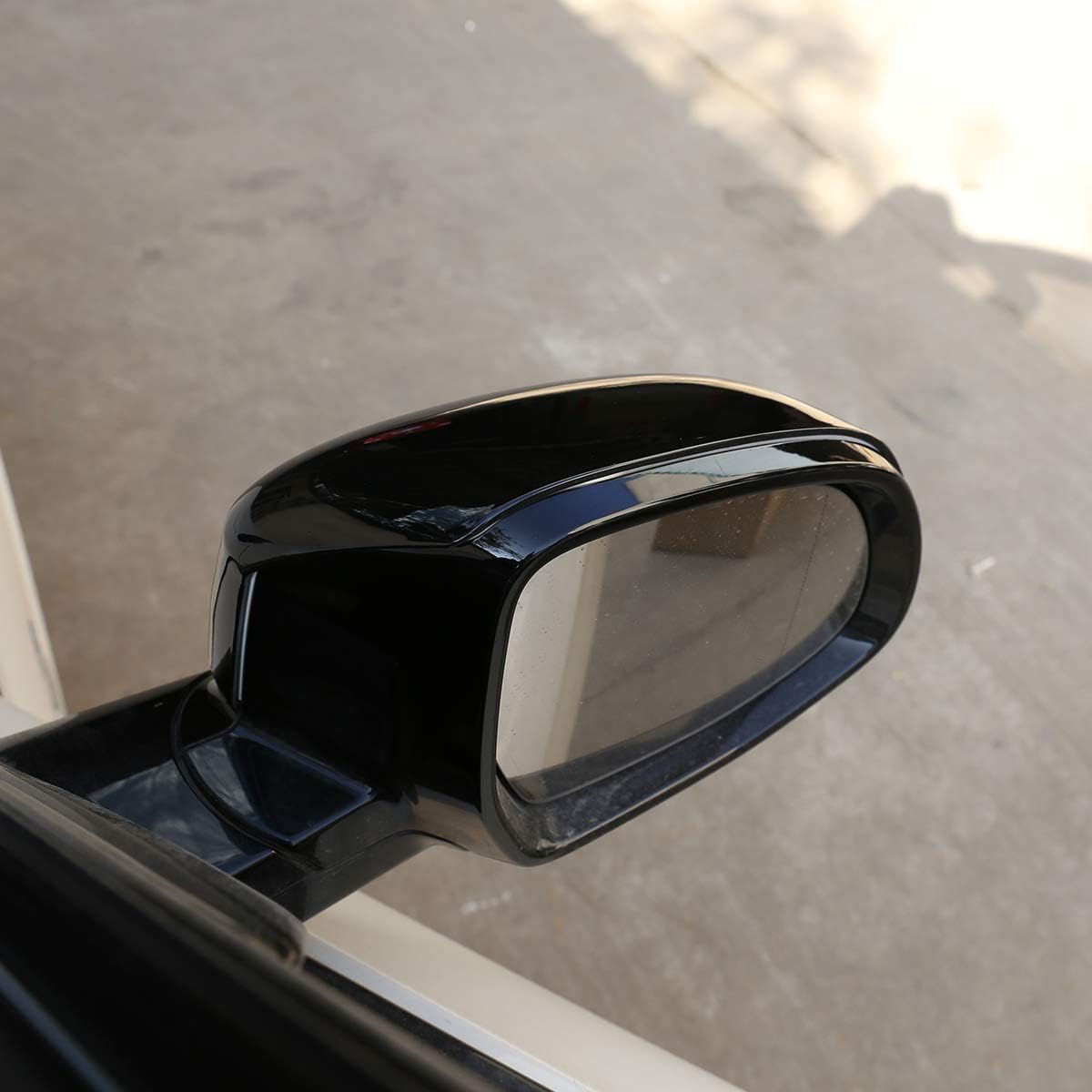 Black Exterior Side Rearview Mirror Cap Cover Trim For BMW X3 X4 G01
