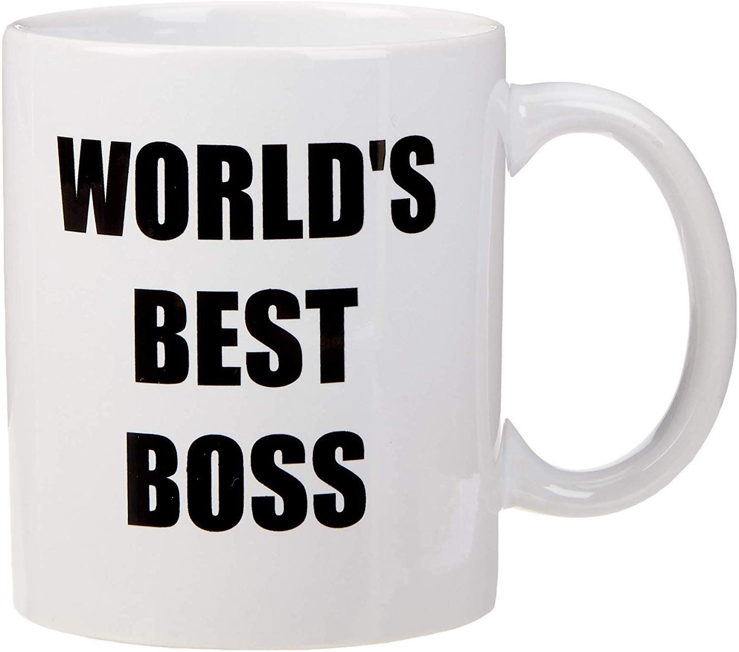Photo 1 of Funny Mug – World's Best Boss – 11 oz Coffee Mug – Humorous Sarcastic Sayings and Jokes and FREE Coaster and Ebook