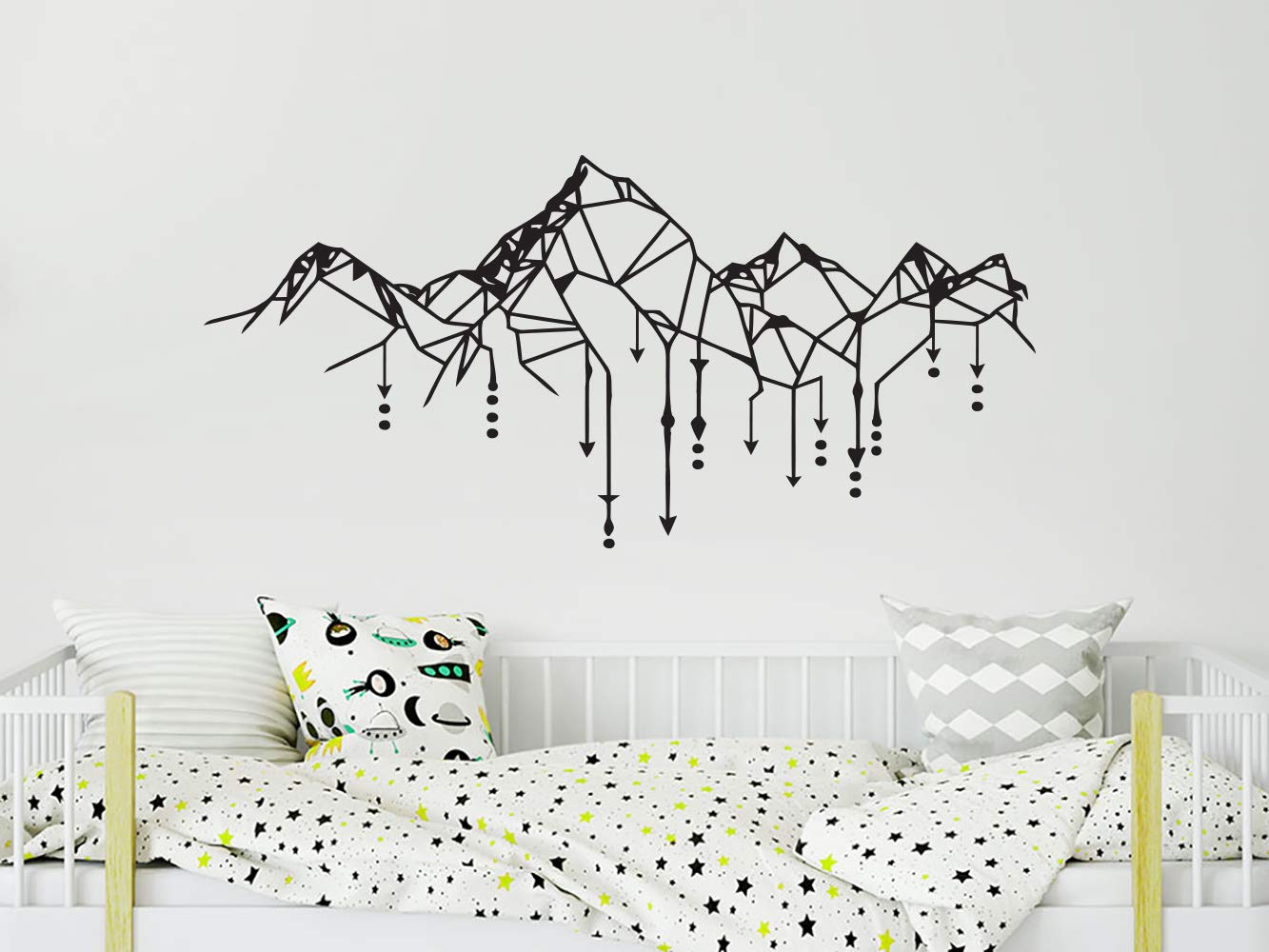 mountain nursery wall decal