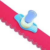 MIAO JIN Edge Paper Punch Lace Scrapbook Border Punches for Paper Crafts | Small Punch Scrapbooking Tool Decorative Punches Hemming Wave Point Fancy Hole for Paper Crafts DIY Gift cards, Wedding Cards