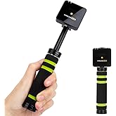 SUNMON Wireless Microphone Handle, Adapter Compatible with RODE Wireless Go and Go 2, Suitable for Interviews, Hosting, Live Streaming