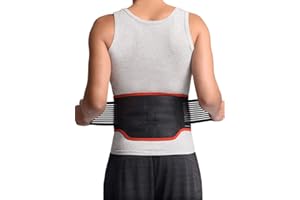MAXAR Bio-Magnetic Back Brace for Lower Back Pain Women and Men - Lumbar Support Brace W/ 34 Powerful Magnets & Far Infrared Technology - Lower Back Support for Sciatica, Herniated Disc, Scoliosis