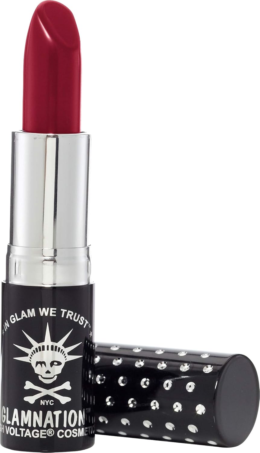 Manic Panic Vampire Red Lethal Lipstick - Bright Blood Red Lipstick - Creamtones Lipsticks Have A Buttery Semi-matte Finish - Cruelty Free - Long Lasting Moisturizing Red Lip Stick