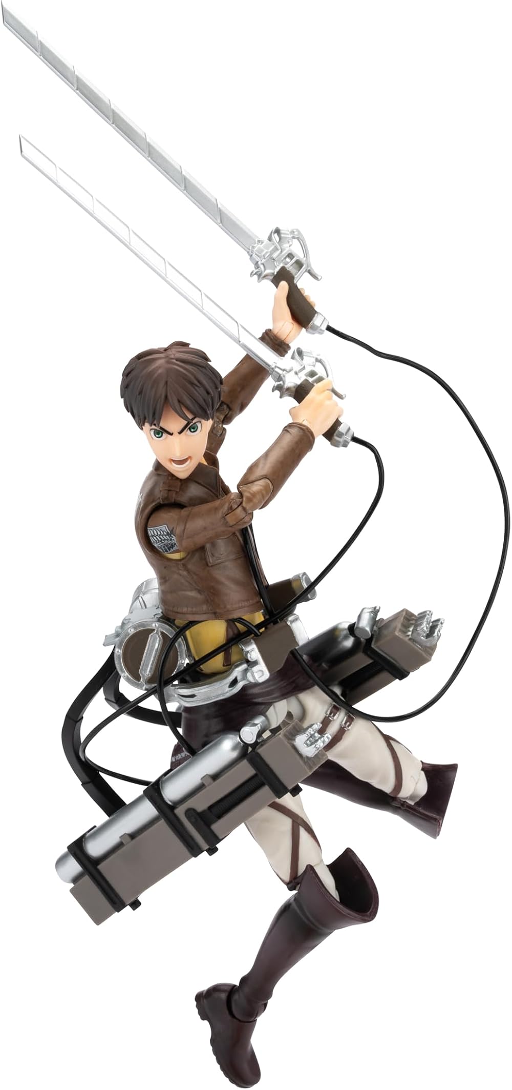 Total Anime Attack on Titan Eren Jaeger 6.5-Inch Figure with Swappable Faces
