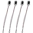 4 PCS Speaker 1 Watt 8 Ohm Mini Speaker 8ohm 1w Full-Range Cavity Advertising Machine Small Speaker 3.3V 5V with JST-PH2.54mm-2 pin Interface for Arduino Small DIY Electronic Projects