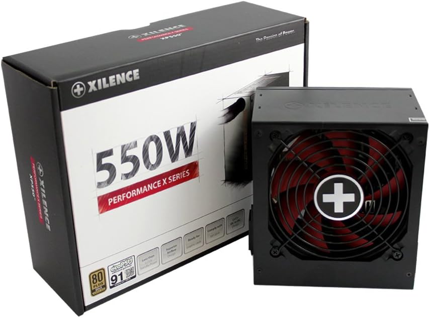 Xilence XP500R6 Alimentation PC ATX, Peak Power 500W, 1x20 4PIN