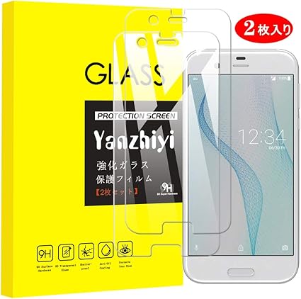 Amazon Co Jp Set Of 2 Aquos R Shv39 Sh 03j Glass Film Tempered Glass Lcd Protective Film Uses Japanese Asahi Glass Material High Transmittance 9h Hardness Ultra Thin 0 033 Mm Shatterproof Treatment 2 5d Round Edge