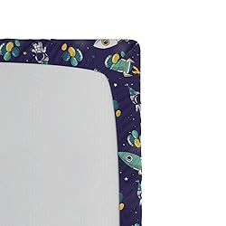 Ambesonne Party Fitted Sheet Set, Starry Space with