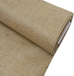 Burlap Fabric, 38-40 Inches Wide, Over 100 Yards in Stock - 100% Jute - Multiple Colors (1 Yard, Natural)