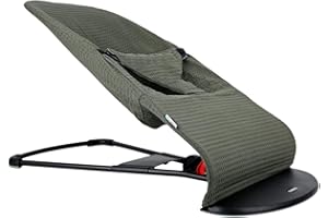 UKJE Protective Cover Compatible with Babybjorn Bouncers, Baby Bouncer Cover, Compatible Cover Over The Baby Bjorn Bouncer, Baby Bouncer Cozy, Soft & Stylish Cover, Handmade in Europe - Green Waffle