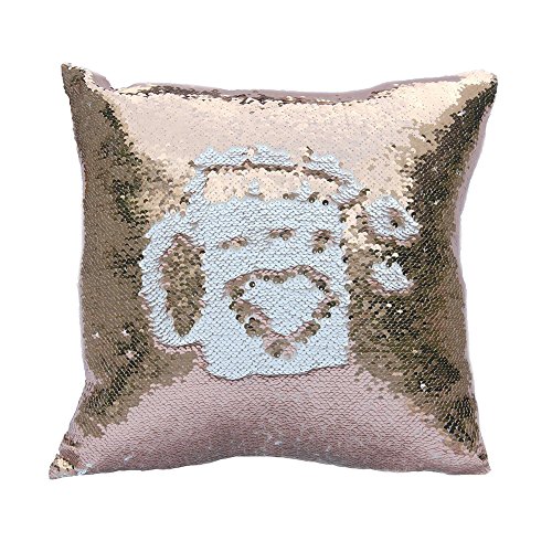 white sequin throw