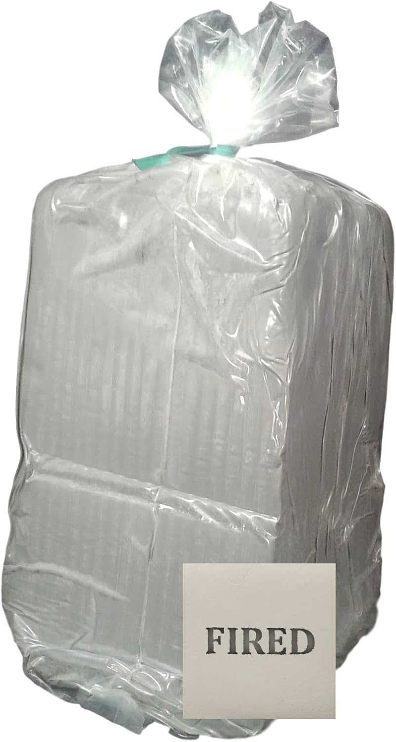 Aurora Pottery - White (talcless) Clay (Low-Fire) - Cone 06 - Create Something That is Fires to A"White" with Smooth Texture (50 Pounds)