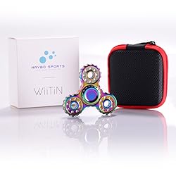MAYBO SPORTS Gears Fidget Spinner,Solid Metal
