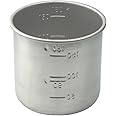 Daiso Japanese Rice Measuring Cup(180cc = 1 Gou Cup) Stainless Steel