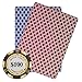 Brybelly Monte Carlo Premium Poker Chips (50-Pack) Heavyweight 14-Gram Clay Composite ($100 Black)