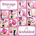Lepapillon Pink Princess Tent Indoor and Outdoor 1-8 Years Old Children Game Play Toys Tent Balls Not Included (Pink)