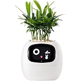 Smart Flowerpots,Smart Pet Planter,Ai Planter,Intelligent Flowerpots,Multiple Expressions,7 Smart Sensors, And Ai Chips Make