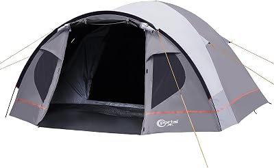 Portal 4 Man Blackout Tent with Porch 4000mm Waterproof Lightweight Dome Tent