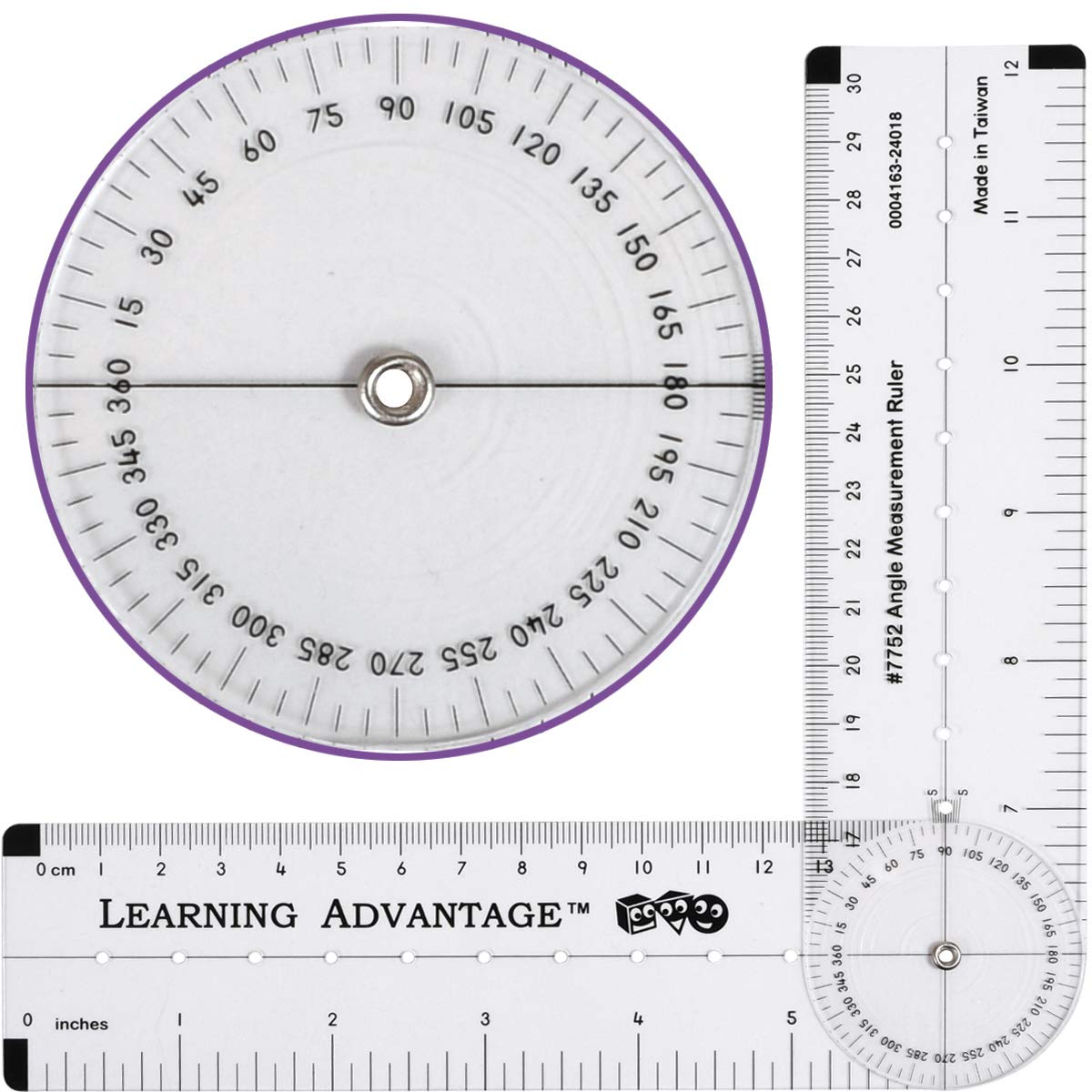LEARNING ADVANTAGE-7752 Angle Measurement Ruler